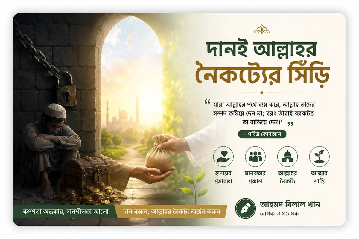 দানই আল্লাহর নৈকট্যের সিঁড়ি